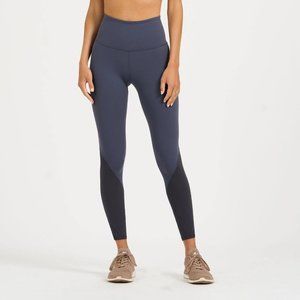 Vuori Colorblock Studio Legging Azure Blue Small NWT $94 Retail